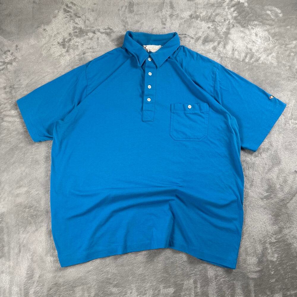 Arnold Palmer Polo Shirt Men’s XL Blue Short Sleeve Golf Pocket Logo